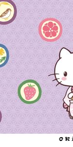 Hello Kitty,Fondo,Violeta,Marcas