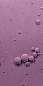 Bubbles,Mauve,Abstrait,Encrer,Encre