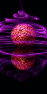 Violet,Shine,Light,Miscellanea,Miscellaneous,Ball,Freezelight,Lines,Purple