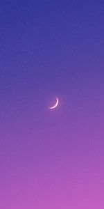 Nature,Mauve,Nuit,Etoiles,Lune