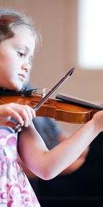 Violins,People,Children,Music