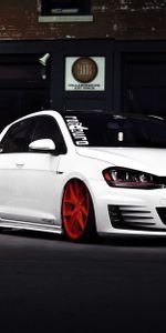 Voitures,Gti,Volkswagen Golf,Vue De Face