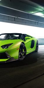 Ламборджини (Lamborghini),Aventador Vs,Vorsteiner,Lp 740,Aventador,Зеленый,Тачки (Cars)