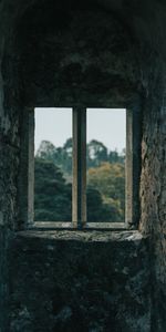 Walls,Miscellanea,Miscellaneous,Grey,Window,View,Old