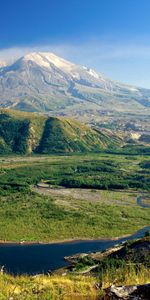 Washington,Mount St Helens,Mountains,Valley,Nature