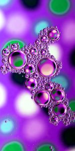 Water,Drops,Motley,Blur,Smooth,Multicolored,Abstract,Bubbles