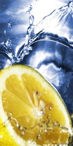 Water,Fruits,Food,Lemons