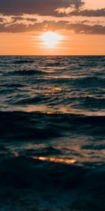 Water,Horizon,Nature,Sunset,Sea,Waves