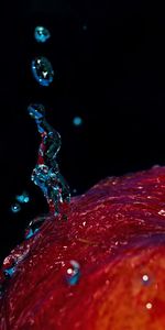 Pomme,Eau,Drops,Macro