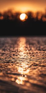 Water,Macro,Glare,Blur,Smooth,Sunset