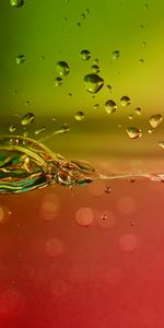 Water,Macro,Motley,Multicolored,Spray,Bubbles,Splash,Gradient