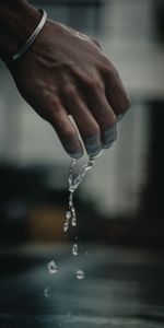 Water,Miscellanea,Miscellaneous,Bracelet,Drops,Hand,Wet