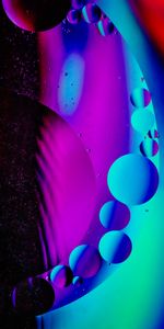 Water,Motley,Abstract,Multicolored,Circles,Bubbles,Gradient