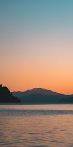 Water,Mountain,Landscape,Nature,Sunset