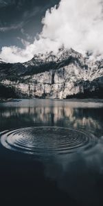 Agua,Montañas,Lago,Eshinense,Escherenze,Kandersteg,Naturaleza,Suiza