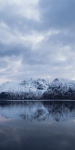 Naturaleza,Agua,Montañas,Nieve,Las Rocas,Rocas,Reflexión,Nevado,Cubierto De Nieve