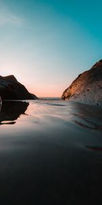 Water,Rivers,Twilight,Shore,Bank,Flow,Dusk,Stream,Nature