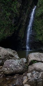 Water,Rock,Rocks,Waterfall,Flow,Stone,Stream,Nature