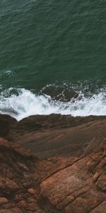 Water,Rock,Shore,Bank,Nature,Sea,Waves