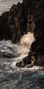 Water,Rocks,Nature,Waves,Spray