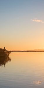 Water,Sea,Horizon,Nature,Dawn,Ship