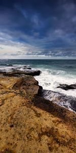 Water,Sea,Rocks,Nature,Waves