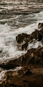 Water,Sea,Rocks,Nature,Waves