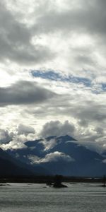 Water,Sky,Clouds,Heavy,Nature,Mountains