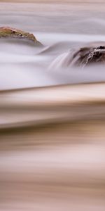 Water,Smooth,Long Exposure,Nature,Stones,Waves,Blur