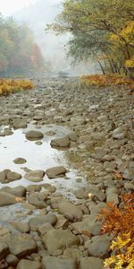 Природа,Камни,Река,Осень,Вода