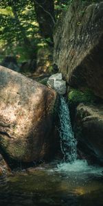 Water,Stones,Rocks,Nature,Waterfall,Spray