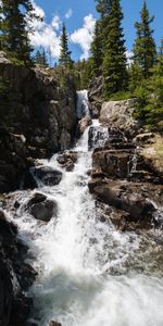 Water,Stones,Rocks,Waterfall,Flow,Stream,Nature