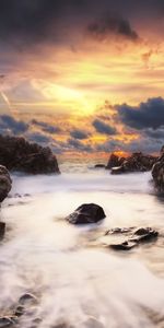 Naturaleza,Agua,Stones,Cielo,Lumen,Las Rocas,Rocas,Abertura,Mar,Nubes,Flujo,Corriente