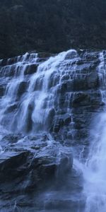 Water,Stones,Waterfall,Break,Precipice,Nature