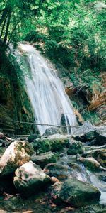 Water,Stones,Waterfall,Creek,Brook,Nature