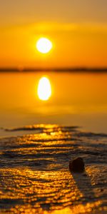 Water,Sun,Reflection,Nature,Sunset,Sand,Beach