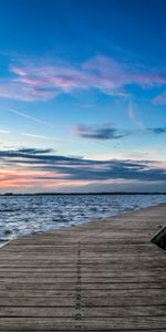 Water,Sunset,Horizon,Wood,Nature,Pier,Wooden