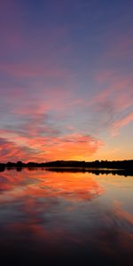 Water,Sunset,Lake,Reflection,Nature