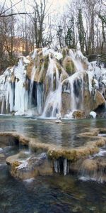 Cascade Des Truffes Les Planches,Природа,Франция,Водопад