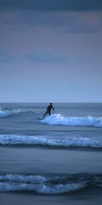 Horizon,Conseil,Planche,Ondulations,Planche À Voile,Mer,Sport