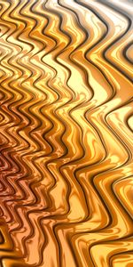 Wavy,Abstract,Glossy,Waves,Gold,Metal