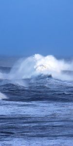 Wind,Blows,Nature,Lighthouse,Bad Weather,Ocean,Sea,Waves,Storm