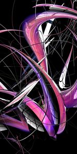 Winding,Sinuous,Abstract,Lines,Confused,Intricate,Fractal