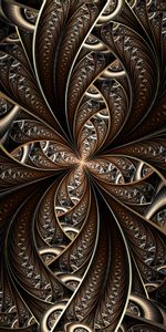 Winding,Sinuous,Involute,Abstract,Lines,Swirling,Fractal