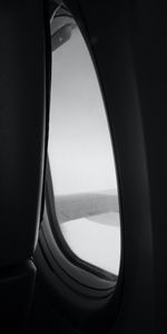 Wing,View,Window,Porthole,Dark,Darkness,Black And White