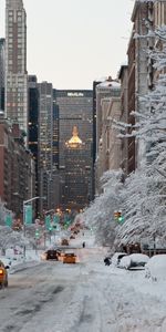 Ciudades,Invierno,Nieve,Paisaje,Carreteras