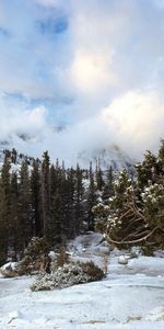 Montagnes,Hiver,Paysage