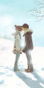 Amour,Hiver,Anime