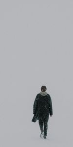 Winter,Miscellanea,Person,Emptiness,Snow,Void,Silhouette,Miscellaneous,Human