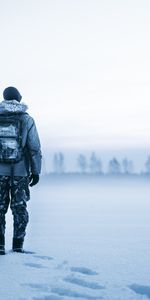 Invierno,Naturaleza,Nieve,Humano,Persona,Mochila,Turista